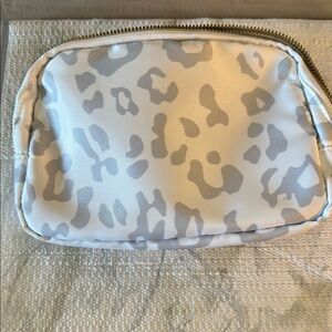 White Leopard Fanny Pack